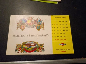 CALENDARIO MARTINI E ROSSI 1963 - Foto 1 di 3