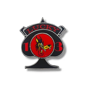 Parche Lucky 13 Lobo MC Biker Termoadhesivo Plancha Ropa Wolf pica Patch Moto - Bild 1 von 2