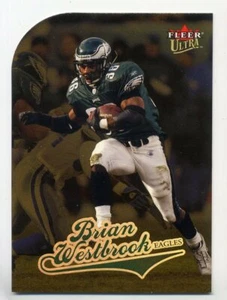 2004 Fleer Ultra BRIAN WESTBROOK GOLD MEDALLION Die-Cut #156 Philadelphia Eagles - Picture 1 of 1