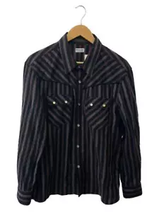 THE FLAT HEAD Long Sleeve Shirts cotton black L Used - Picture 1 of 5