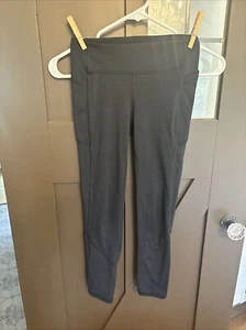 All In Motion Girls Leggings Black Size M 7/8 - Picture 1 of 5