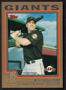 2004 Topps Traded and Rookies Gold #T112  Brian Dallimore ROOKIE RC #/2,004 - Picture 1 of 2