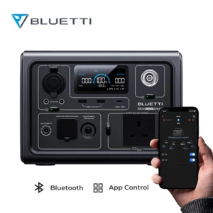BLUETTI EB3A Portable Power Station 600W 268Wh LiFePO4 Battery Charge Heater UK - Picture 1 of 12