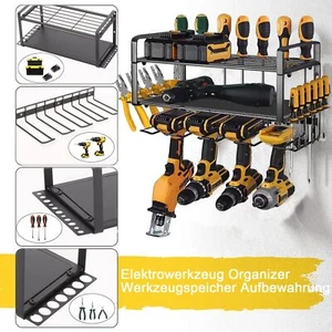 Werkzeughalter Werkzeugregal Bohrer für Elektrobohrer Werkzeugleiste Organizer - Bild 1 von 11