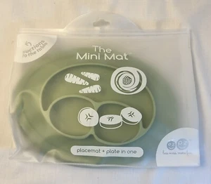 EZ PZ The Mini Mat Placemat Plate Silicone Baby Plates with Suction Set Of 2 - Picture 1 of 4