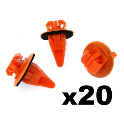 Side Moulding Clips for Toyota For Prado 20PCS Plastic Rivets Trim Parts - Image 1 of 4