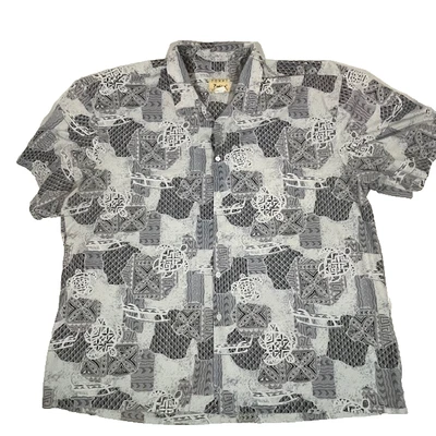 Tommy моды гавайская рубашка мужская 3XL многоцветный сделано на Гавайях пляж Луау США - Изображение 1 из 4