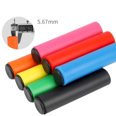 2PCS Bicycle Handle Bar Grips Silicone Soft BMX MTB Cycle Mountain Bike Scooter - image 1 of 4