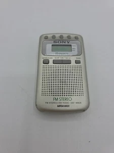 Sony SRF-M806 Portable Personal Pocket FM/AM Radio - Silber gebraucht - Bild 1 von 5
