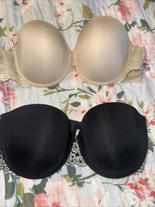 2 Wacoal trägerlose gepolsterte BHs 36D  - Bild 1 von 12