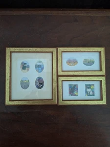 Sharon Jarvis Mini Katze Wandkunstdruck gerahmt, drei Drucke - Bild 1 von 7