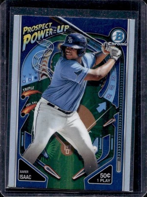 2024 Bowman Xavier Isaac Prospect Power Up #PP-15 Rays - Image 1 of 2