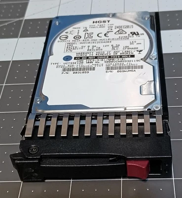 1.2TB 10K SAS 12G Server Hard Drive HP DL20 DL320 DL360 DL380 G7 Gen7 caddy - Image 1 of 4