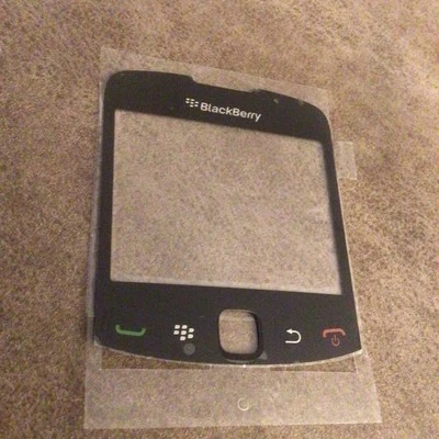Lente de pantalla Blackberry Curve 9300 original genuino ventana - negro Foto 1 de 4