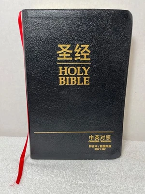 HOLY BIBLE CHINESE ENGLISH Zondervan CUV NIV New International Version Scripture - Image 1 of 4