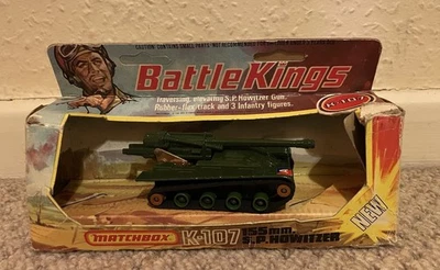 Matchbox K107 Battle-Kings 155mm Howitzer Diecast Metal 1974 Vintage - Image 1 of 4