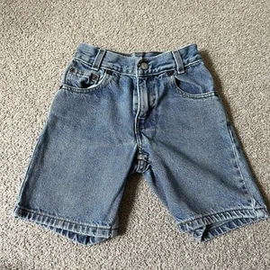 Vintage Levi’s 550 Kids Boys Jorts Denim Relaxed Fit Regular Jeans Size 6 - Picture 1 of 7