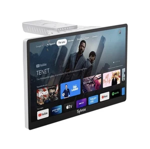 Sylvox 15.6'' Smart Under Cabinet TV Kitchen TV 1080P FHD Flip-Down Google - Picture 1 of 10