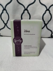 Scentsy ZEBRA Full Size Warmer 2010 Retired & RARE!! NEW in The Box - Picture 1 of 6