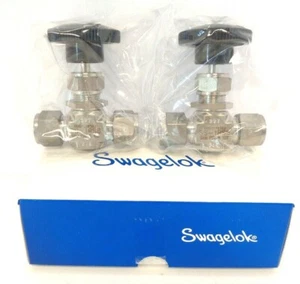 1/2" Swagelok SS-1RS8 Nadelventile. 5000 PSIG @ 100F. Rohrverschraubung. Karton 2 Stück. - Bild 1 von 3