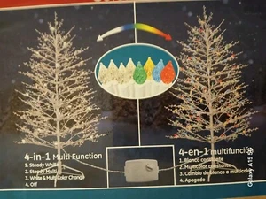 5 FUSS LED BELEUCHTETE FARBEINSTELLUNG AUSSEN WEIHNACHTSZWEIG BAUM LED-LICHTER - Bild 1 von 3