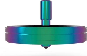 USS NIMITZ | Metallkreisel | Psychedelischer Edelstahl; 15 min Spin - Bild 1 von 5