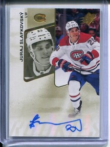 Juraj Slafkovsky 2022-23 Upper Deck SPx #143 Rookie AUTO Autograph