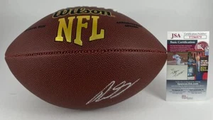 NFL Rhamondre Stevenson Firmado New England Patriots Wilson Fútbol Certificado de Autenticidad JSA - Imagen 1 de 2
