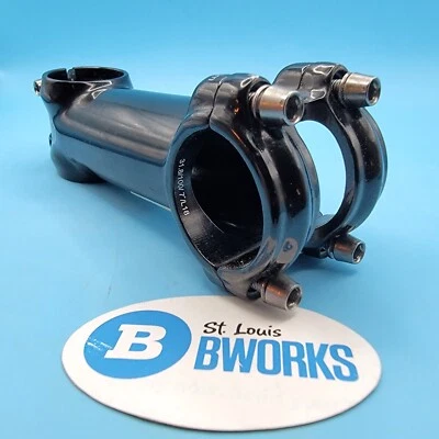 Dimension 1 1/8" Threadless Bike Stem 31.8mm Clamp 100mm 7° Black Alloy   g22 - Image 1 of 4