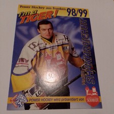 DEL autograph card 1998/99 Nuremberg ICE Tigers Vadim Shakhraichuk