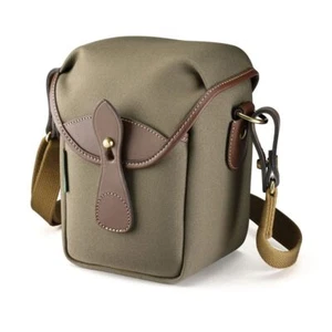 Billingham 72 Sage Fibrenyte and Chocolate Leather Camera Bag - Picture 1 of 1