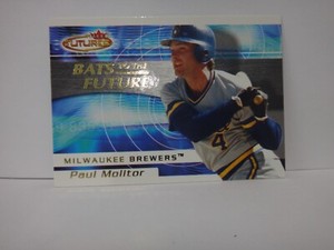2001 Fleer Futures Bats to the Future Paul Molitor #3BF HOF