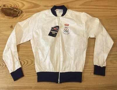 Vintage 1980 USA Olympic Games Levi’s Jeanswear Top NWT Size Small Jacket - Image 1 of 4