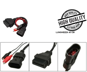 Adattatore Diagnostico 16Pin OBD2 A 3Pin OBD1 Cavo Fiat Alpa Romeo Lancia 40cm - Foto 1 di 2