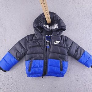 Nike Puffer jacket Baby Size 18M Blue Toddler Warm Insulated