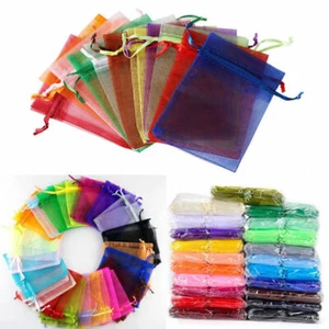 100Stück Großhandel Organza Geschenk Beutel Luxus Xmas Hochzeit Party Bonbon - Bild 1 von 21