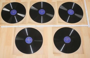 5x schellack platte alt beethoven op 132 QUATUOR N 15 MINEUR columbia LFX571-575 - Picture 1 of 9