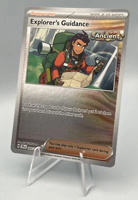 147/162 Explorer's Guidance - SV05 Temporal Forces - Reverse Holo NM Pokemon - Image 1 of 2
