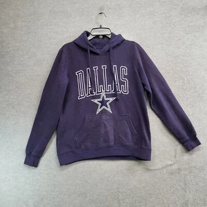 Dallas Cowboys Women Sweatshirt Small Blue Hoodie Logo Embroidered Drawstring - Picture 1 of 8