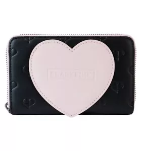 Billetera Loungefly Blackpink con impresión total corazón cuero sintético con cremallera - Imagen 1 de 4