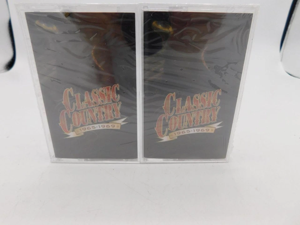 Time Life Classic Country 1965-1969 Double Cassette Set SEALED 30 Tracks - Image 1 of 1