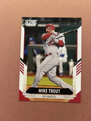 Mike Trout 2021 Chronicles Score #9 Los Angeles Angels - Image 1 of 3