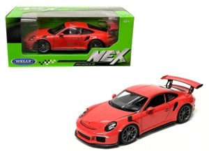 1/24 Welly 2016 Porsche 911 GT3 RS Orange Diecast Car Model 24080W-OR - Picture 1 of 1