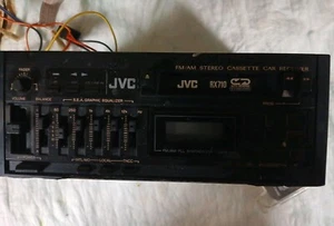 Vtg. JVC KS-RX710J FM/AM Stereo cassette Car Receiver Graphic Equalizer. Works! - Picture 1 of 14