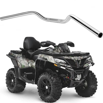 Chrome 7/8" 22mm Handlebar Tracker Drag Bars For CF-Moto CForce 400 600 800 1000 - Image 1 of 4