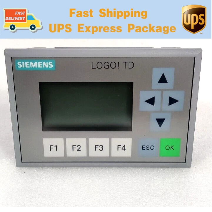 6ED1055-4MH00-0BA0 LOGOTIPO SIEMENS TD Texto Pantalla Frete Rápido Novo GQ - Imagem 1 de 4