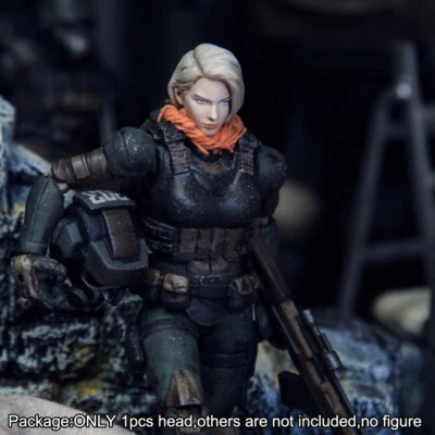 НОВАЯ первоклассная скульптура женской головы 1:18 Jill Cool для фигурки кислотного дождя 3,75 дюйма - Изображение 1 из 4