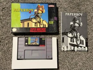 Paperboy 2 SNES Super Nintendo Complete CIB Box Manual Game Tested Works - Picture 1 of 14