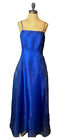Vtg Royal Blue Prom Formal Dress Zum Zum by Niki Livas 7/8 Junior NOS
