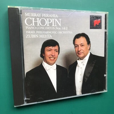 Perahia CHOPIN: PIANO CONCERTOS 1 & 2 Classical CD Israel Phil. Tel Aviv, Mehta - Image 1 of 4